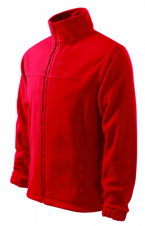 Mikina fleece pánská červená 501 vel. XL - Obrázek Mikina fleece pánská červená 501 vel. XL - Obrázek